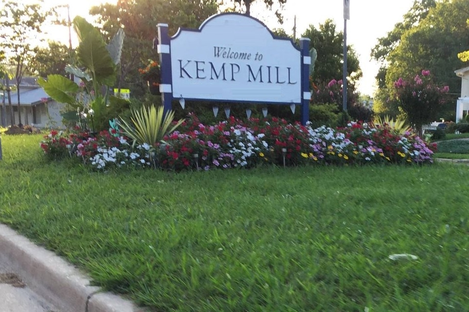 Kemp mill town sign